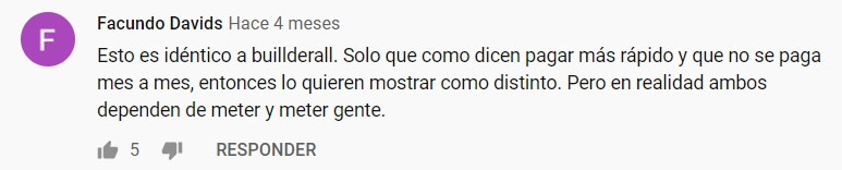 Opinión negativa sistema TDC 3