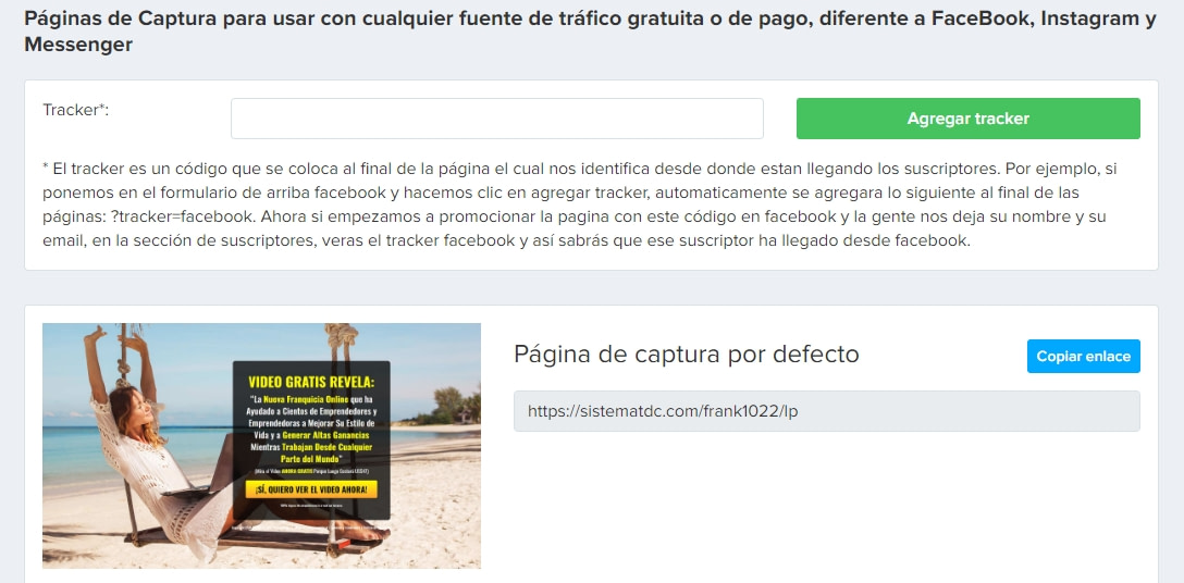Paginas de Captura Sistema TDC 2