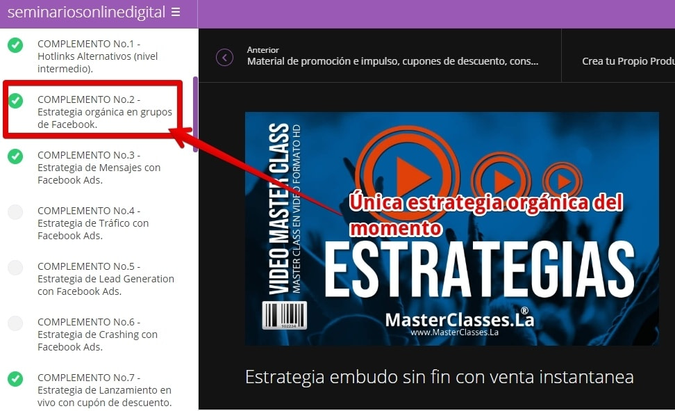 Estrategias seminarios online reseña