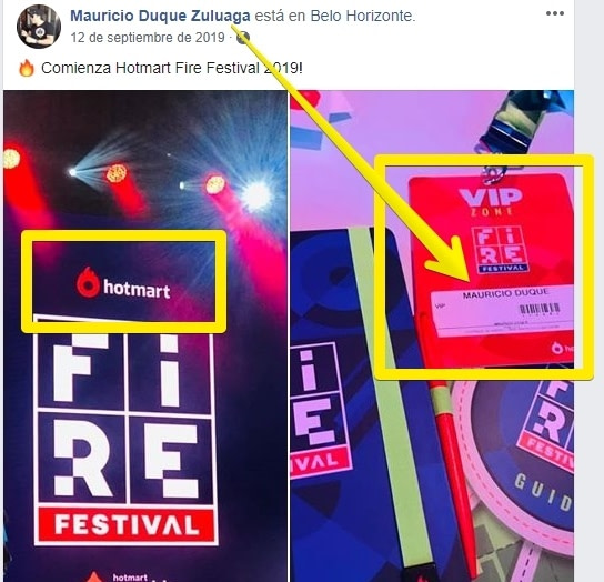 Mauricio Duque Zuluaga y Hotmart