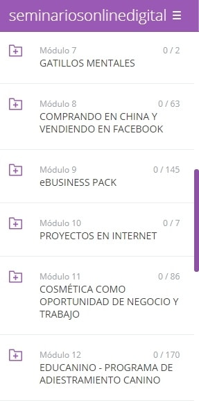 Productos Seminarios Online - Mauricio Duque Zuluaga.