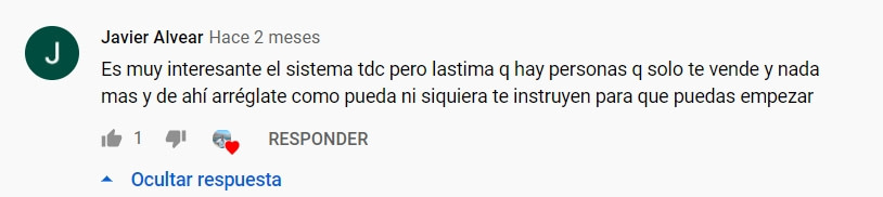 Opinion Negativa Sistema TDC 2.0 (2)