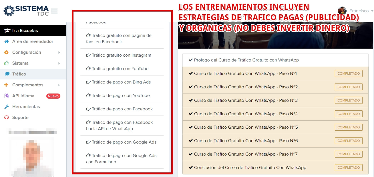 Trafico Sistema TDC 2.0